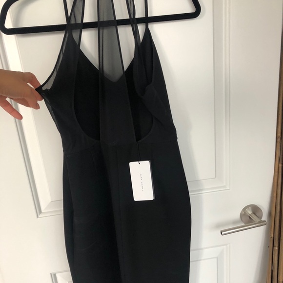 Zara black midi dress size medium - Picture 2 of 3